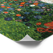 Poster Klimt - Jardin Agricole Avec Tournesols 1907 (Coin)