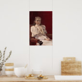 Poster Klimt - Jeune fille assise (Cuisine)