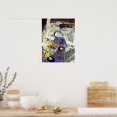 Poster Klimt ~ La Vierge (Cuisine)