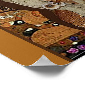 Poster Klimt, L'Arbre de Vie, Chouette Parodie (Coin)