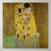 Poster Klimt - Le baiser (Devant)