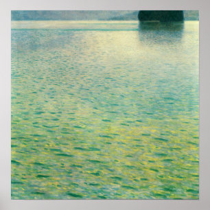 Poster Klimt - L'Île Dans L'Attersee 1902