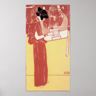 Poster Klimt - Musique 1901