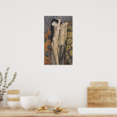 Poster Klimt - Nagender Kummer (Cuisine)