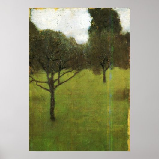 Poster Klimt - Orchard 1896 (Devant)