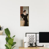 Poster Klimt - Portrait De Marie Breunig 1894 (Bureau à domicile)