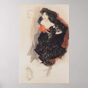 Poster Klimt - Study On Gemalde Judith 1908