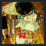 Poster Klimt - The Kiss (closeup), Peinture Gustav Klimt<br><div class="desc">Gustav Klimt - poster d'art The Kiss (closeup).</div>
