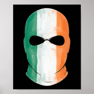 Poster Kneecap Tricolor Balaclava