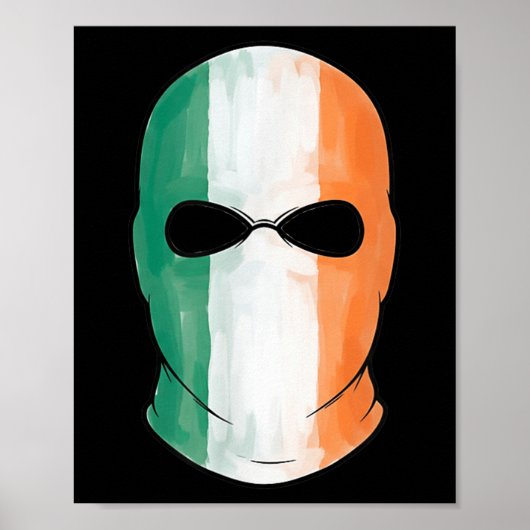 Poster Kneecap Tricolor Balaclava (Devant)