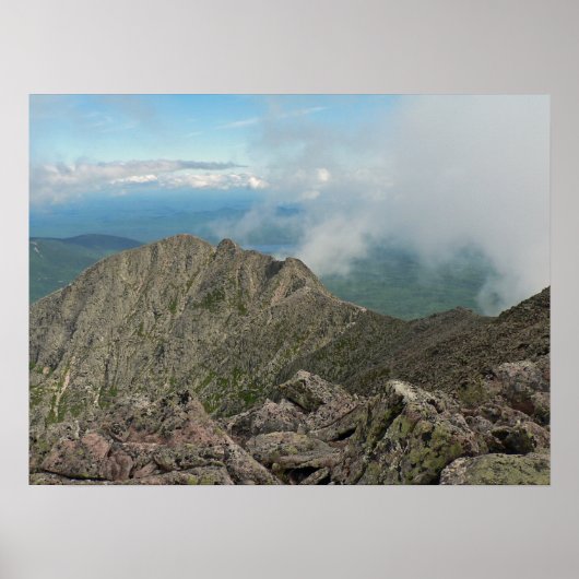Poster Knife Edge trail, Baxter State Park, Maine (Devant)