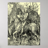 Poster Knight, Death, And The Devil by Albrecht Dürer (Devant)