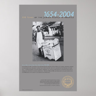 Poster Knish Man Lower East Side New York 1925-1950