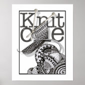Poster Knit One Doodle Art (Devant)