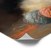 Poster Knit Se Produit Orange Kitten Jouant Avec Du Fil (Coin)