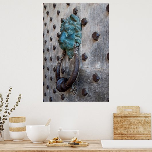 Poster Knocker de porte de château (Cuisine)