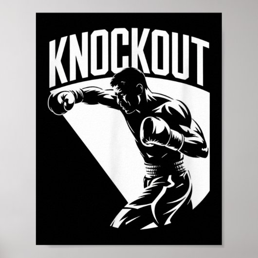 Poster Knockout - Fierté, gloire, Cool de championnat Box (Devant)