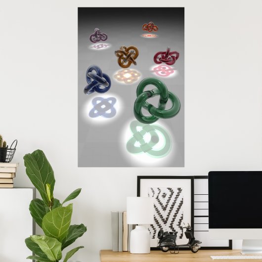 Poster Knotscape (Bureau à domicile)