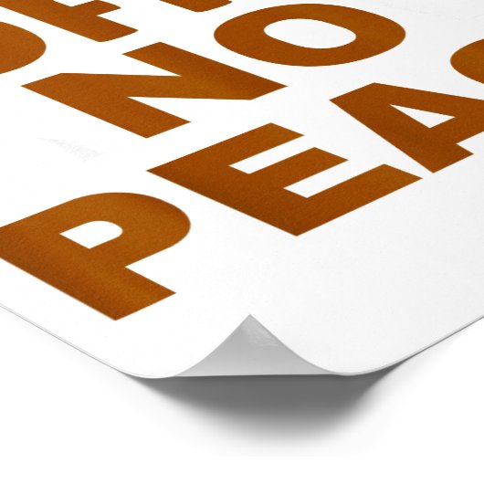 Poster Know Coffee Know Peace Funny Caffeine Lover  (Coin)