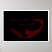 Poster Know Your Enemy, Know Yourself (Devant)