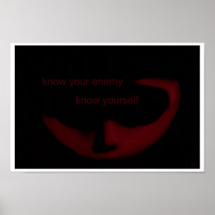 Poster Know Your Enemy, Know Yourself