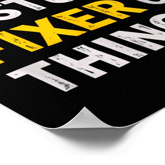 Poster Knower Of Stuff. Fixer Of Things. Funny Gift For F (Coin)