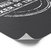 Poster Knower Of Stuff Fixer Of Things Funny Stamp  (Coin)