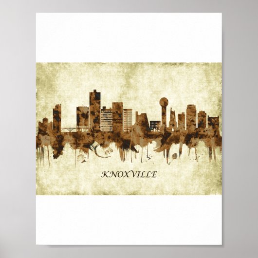 Poster Knoxville Tennessee (Devant)