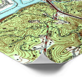 Poster Knoxville Tennessee Map (1978) (Coin)