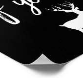 Poster Knuck Si Vous Buck Funny Deer Hunter Hunter Chasse (Coin)