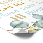 Poster Koala 1er anniversaire étape importante naissance (Coin)