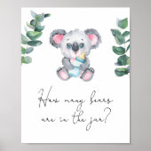 Poster Koala Bear - Devinez combien d'ours sont dans le b (Devant)