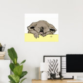 Poster Koala couché (Bureau à domicile)