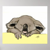 Poster Koala couché (Devant)