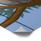 Poster Koala couché (Coin)