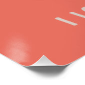 Poster Koala d'amour du texte personnalisé (Coin)