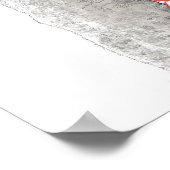 Poster Koala d'été (rouge) (Coin)