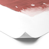 Poster Koala d'hiver (rouge) (Coin)