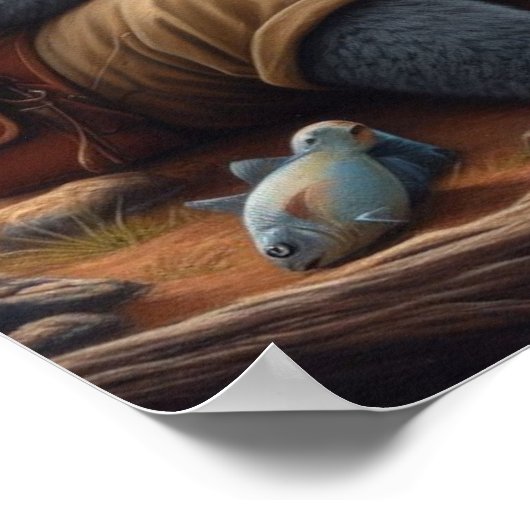 Poster Koala Fishing (Coin)