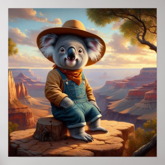 Poster Koala Grand Canyon (Devant)