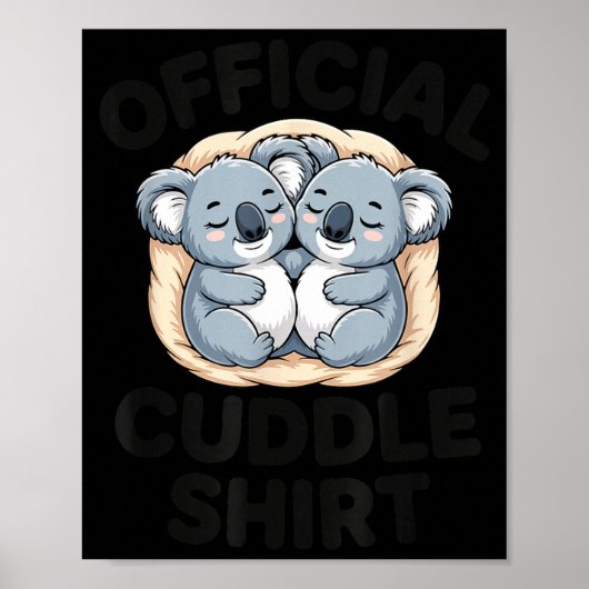 Poster Koala Hug Cute Animal Lover This Is My Cuddle  (Devant)