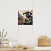 Poster Koala Japon ancien (Cuisine)