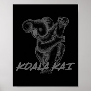 Poster Koala Kai pour les ados amateurs de karaté et d'an