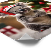 Poster "Koala Kris Kringle : Noël en dessous" (Coin)