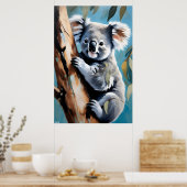 Poster | Koala | Kunst (Keuken)