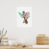 Poster Koala Mother And Baby (Cuisine)