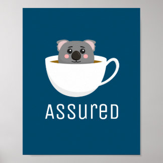 Poster Koala Tea assuré