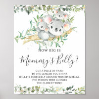 Koalas Twins Shower How Big is Mommy's Belly Jeu