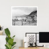 Poster Kodiak, Alaska Panorama 1909 (Bureau à domicile)