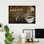 POSTER  KOFFIE CAFE (Thuiskantoor)